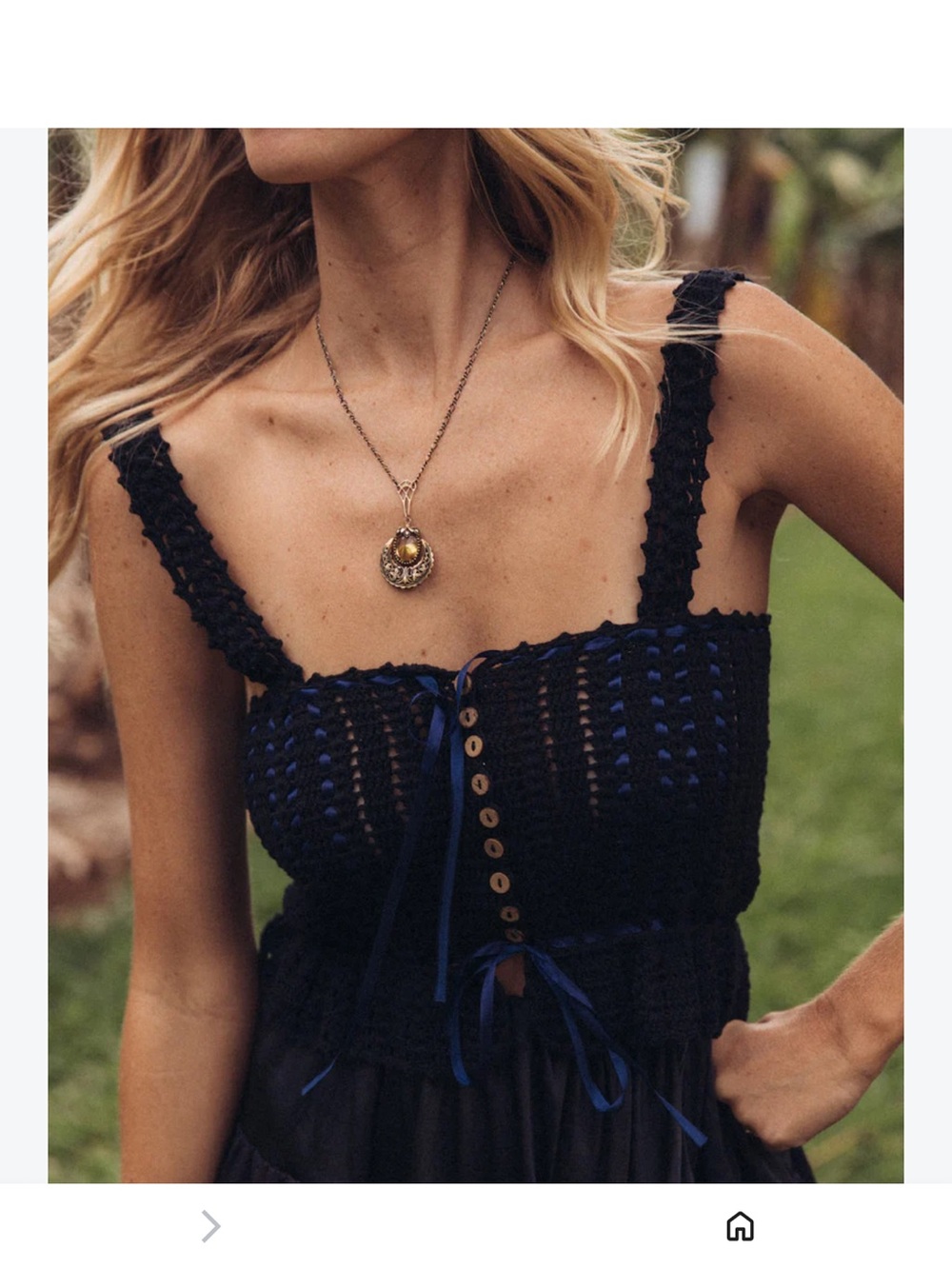 Chasing Unicorn Crochet Top